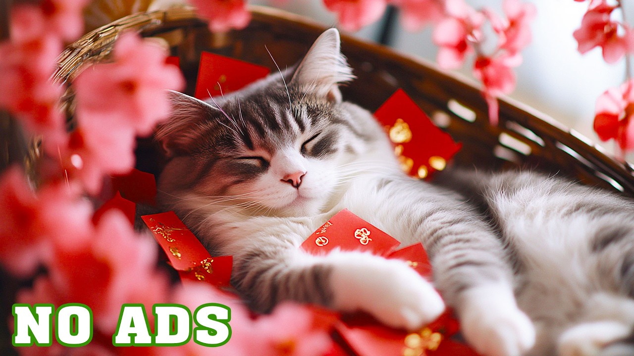 12H Cat Sleep Music 🐱 Deep Relaxation & Anxiety Relief | Calm Night Sounds 🌙