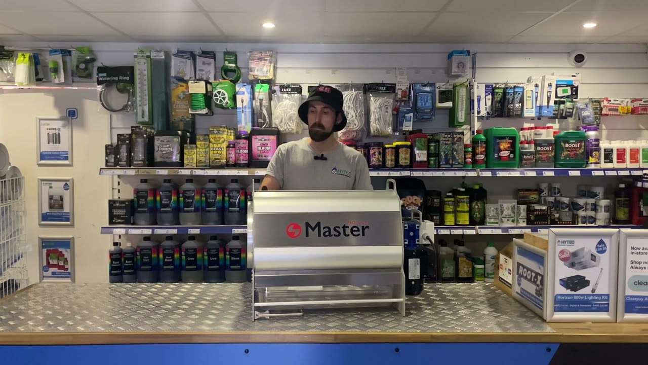 Take a look at the Master Trimmer MT200 Dry flower trimmer at Hytec Hydroponics