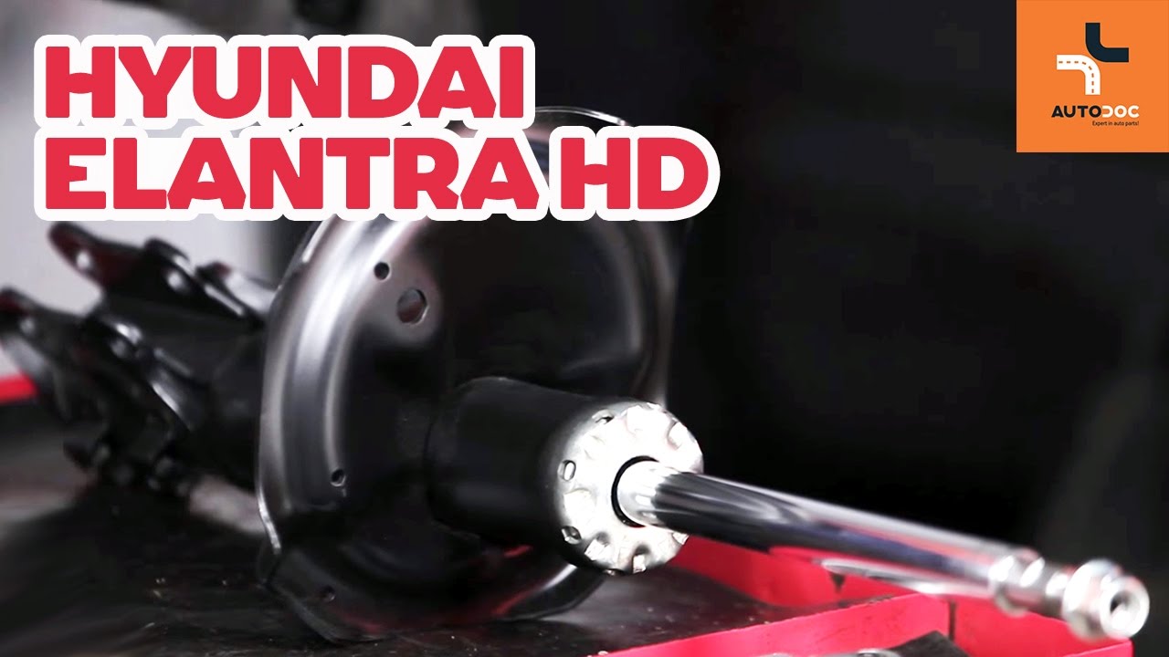 Cómo cambiar amortiguadores delanteros en HYUNDAI ELANTRA HD INSTRUCCIÓN | AUTODOC