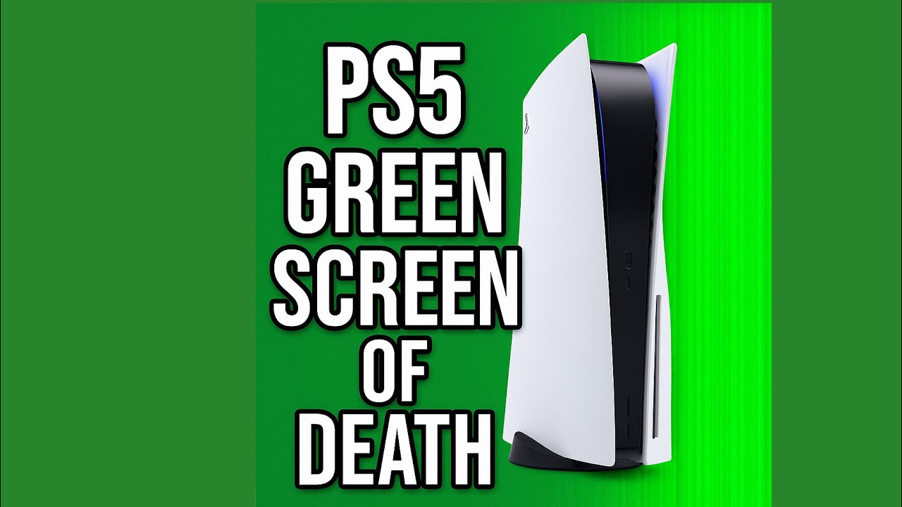 PS5 Green Screen of Death Symptoms