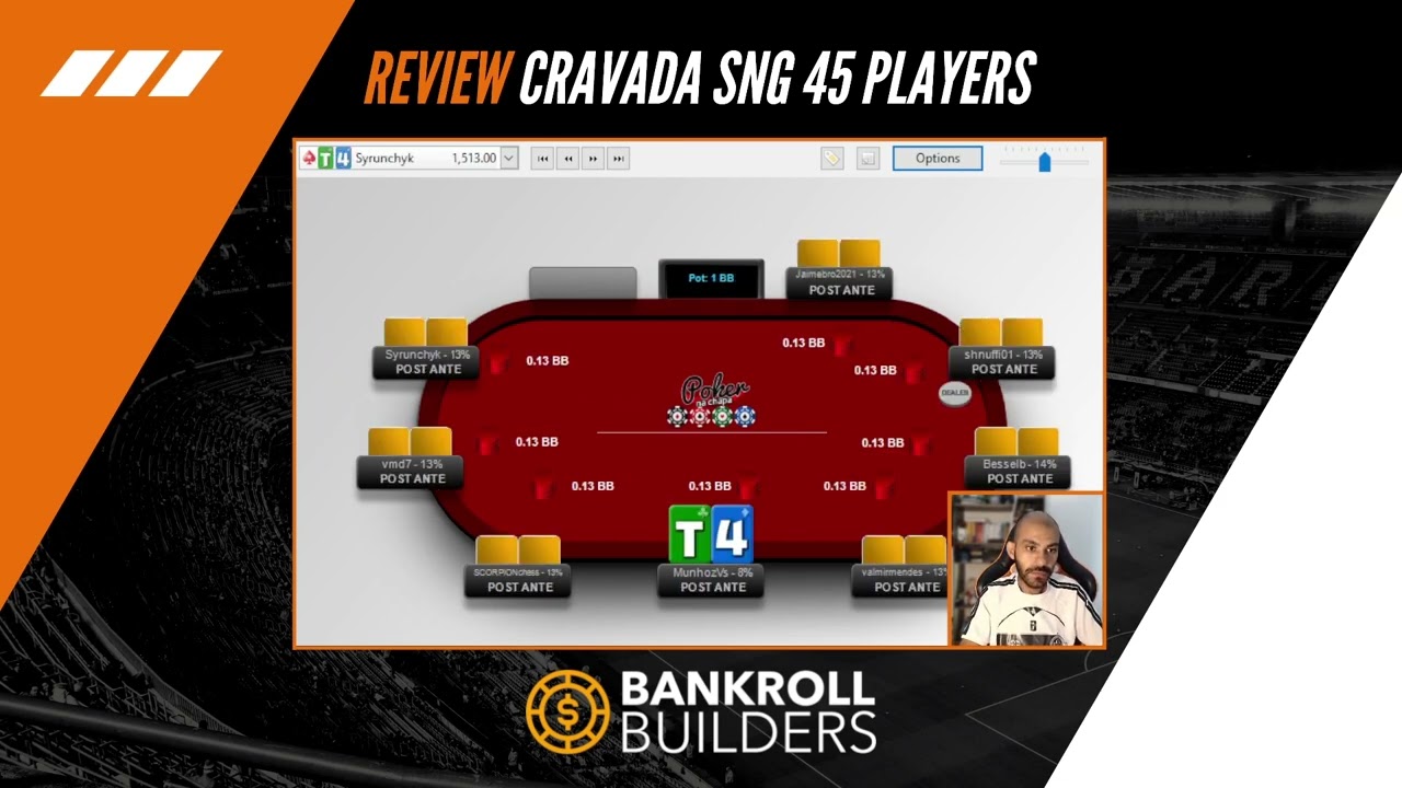 Review - Cravada SNG 45 players (Como vencer sit and go 2022).