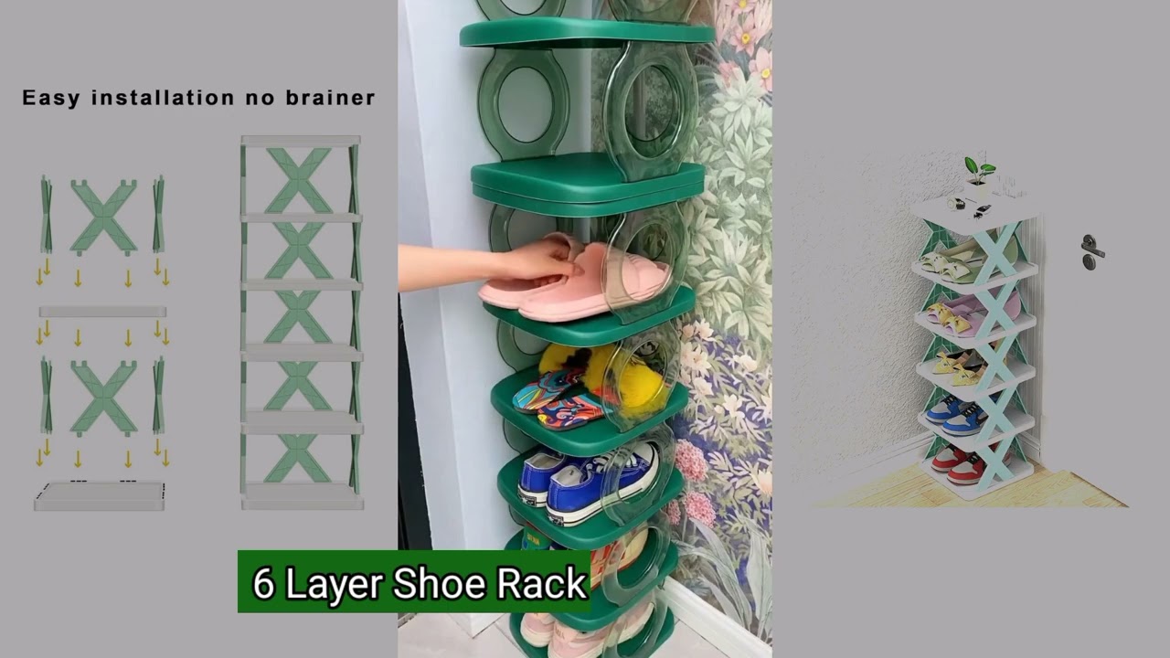 6 Layer Shoe Rack #gadgets #gadgetsshorts #shoes