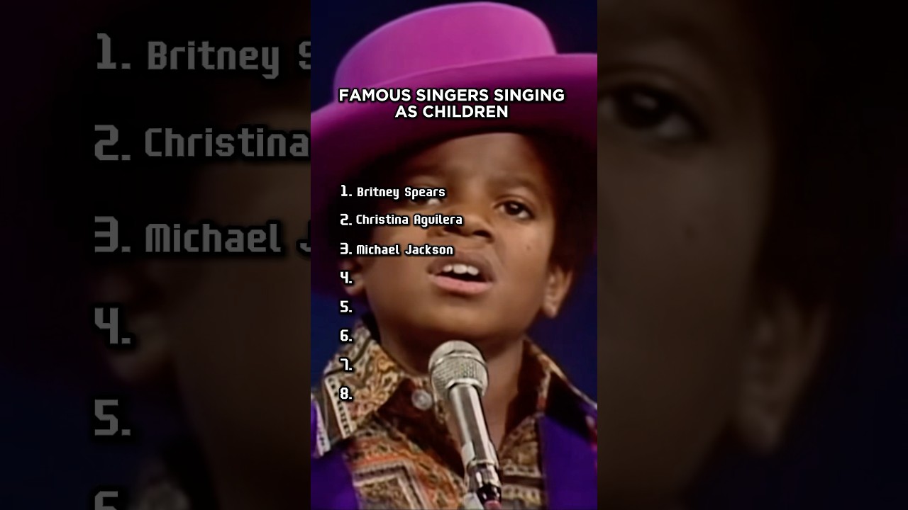 Famous Singers As Children 