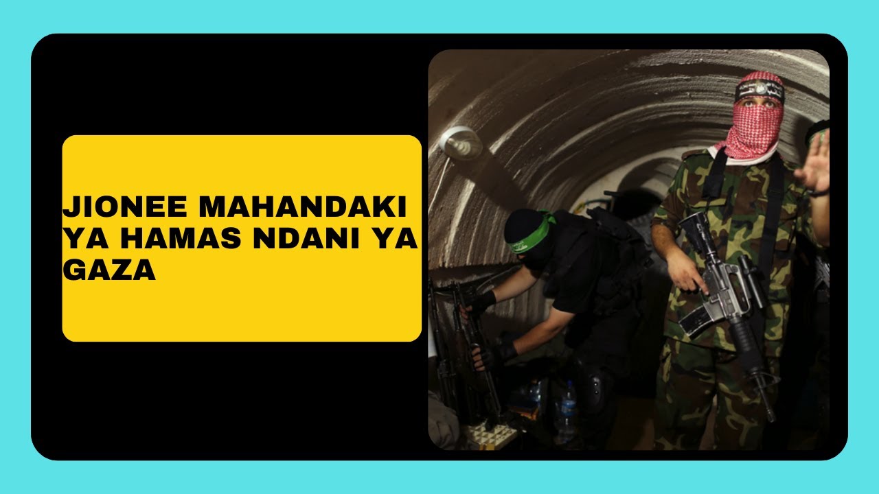 Haya Ndio Mahandaki Wanayojificha HAMAS | Israel Imeshindwa Kuyabomoa
