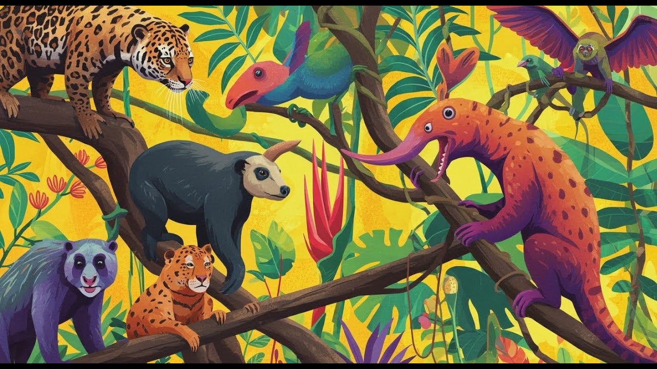 Here are 5 Amazon rainforest creatures known for their unique adaptations and bizarre appearance