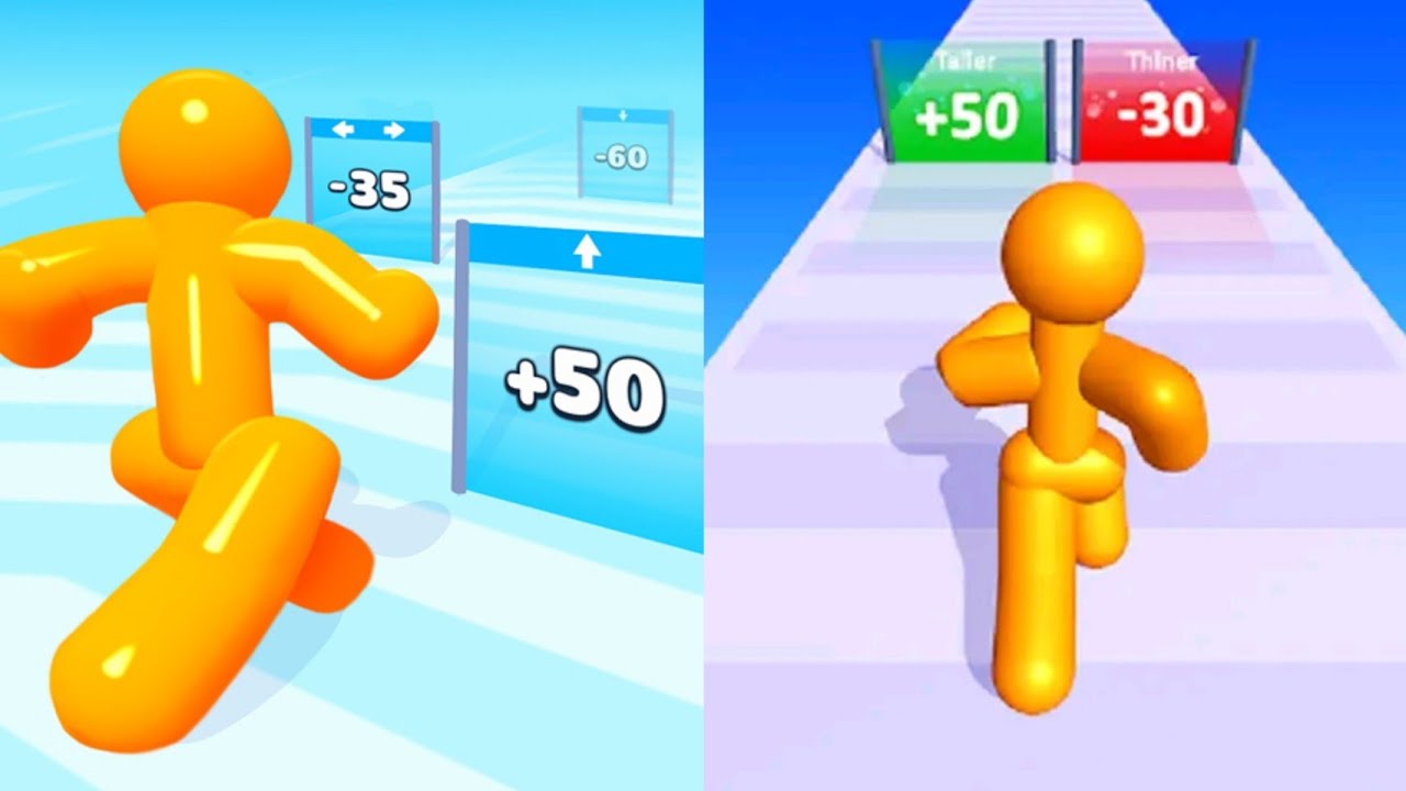 Tall Man Run VS Tall Man Blob Runner Max All Levels Gameplay Android,iOS NEW UPDATE