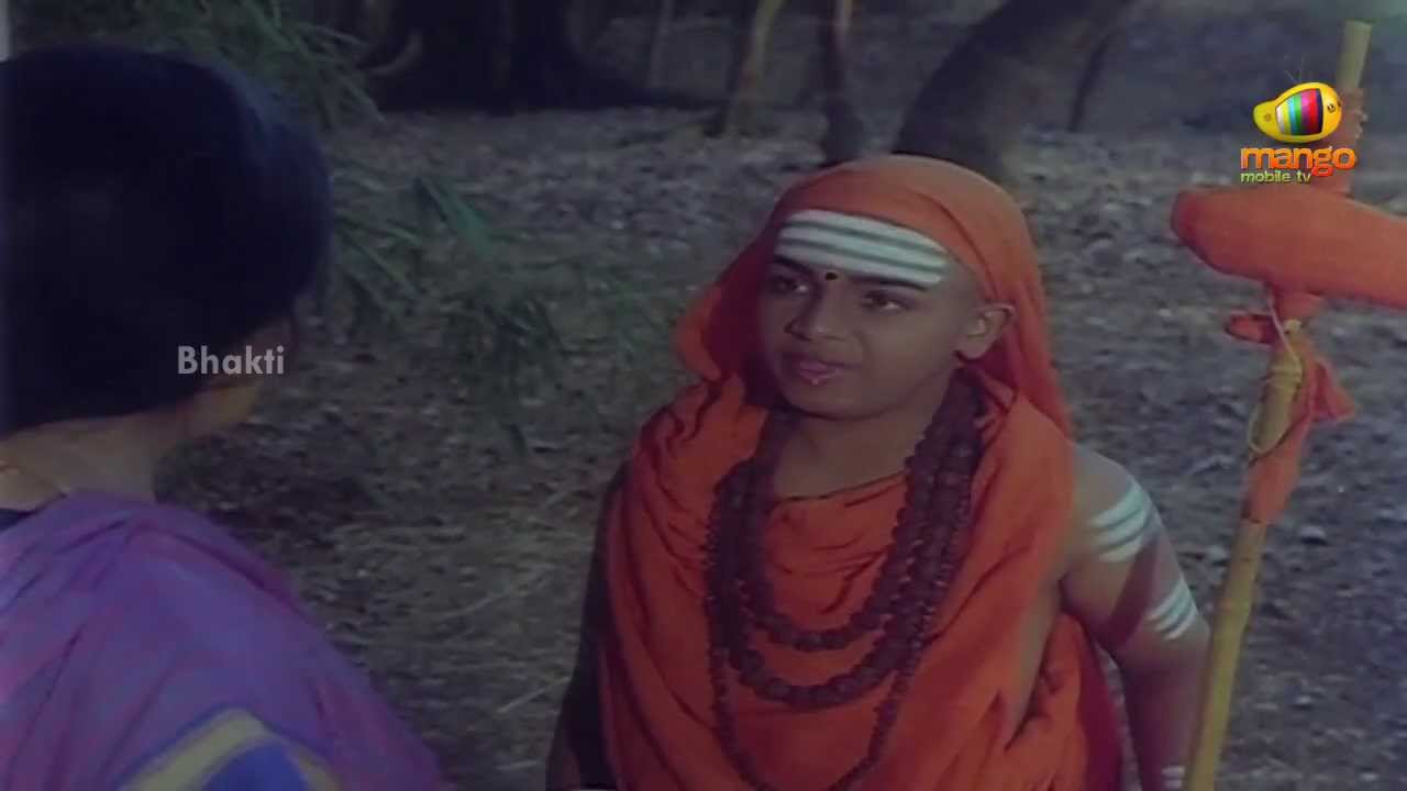 Sri Devi Mookambika Movie Scenes - Bala Sanyasi warned about Goddess Kali - Sridhar, Bhavya