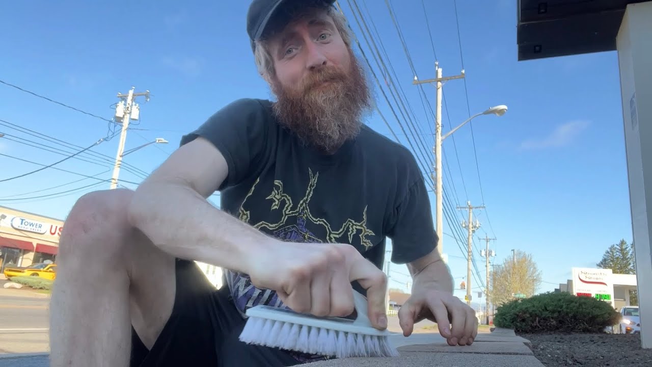 ASMR🧹Brushing Around Town🛤️Fast Aggressive LofiRandom🧹