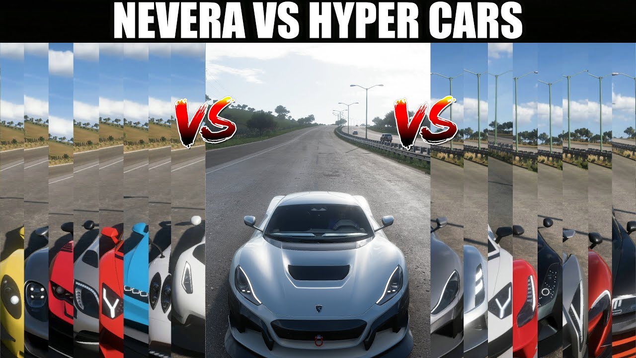 RIMAC NAVERA THE FASTEST ELECTRIC PRODUCTION CAR VS THE BEST DRAG CARS DRAG BATTLE | FORZA HORIZON 5