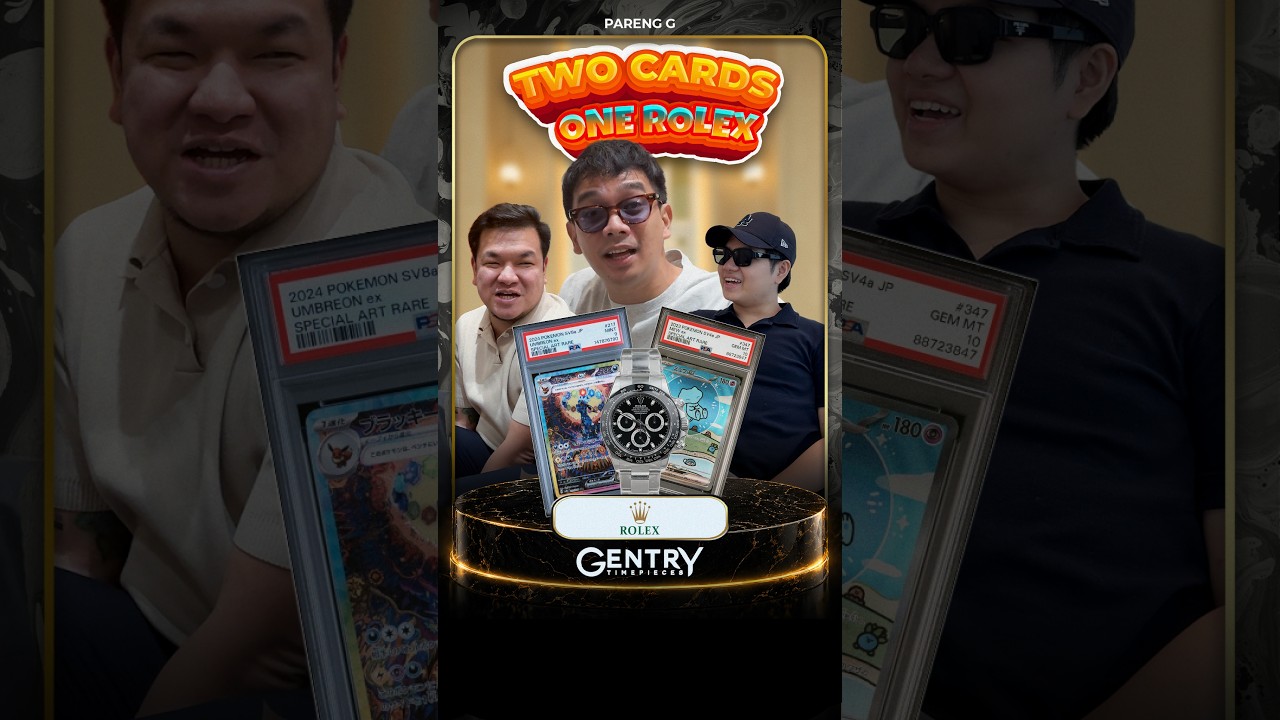 TWO CARDS, ONE ROLEX