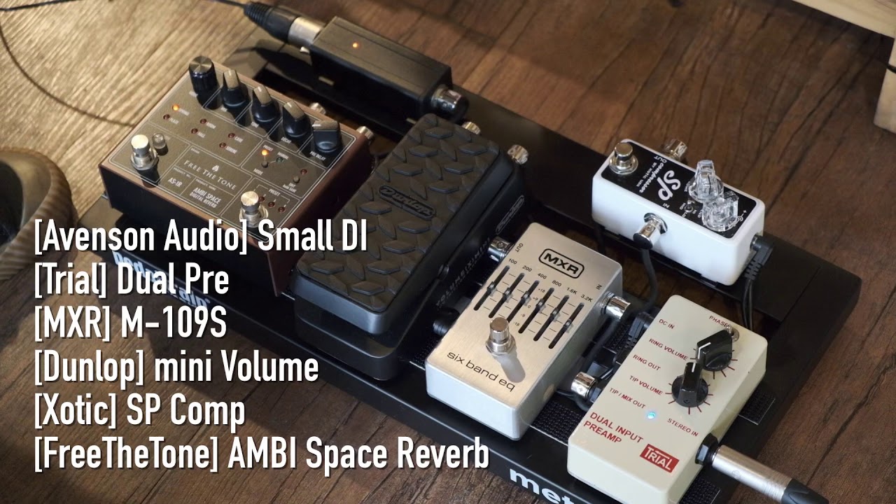 AC. Guitar Pedal Board(MXR/Avenson/Xotic/Dunlop/FreeTheTone/Trial)