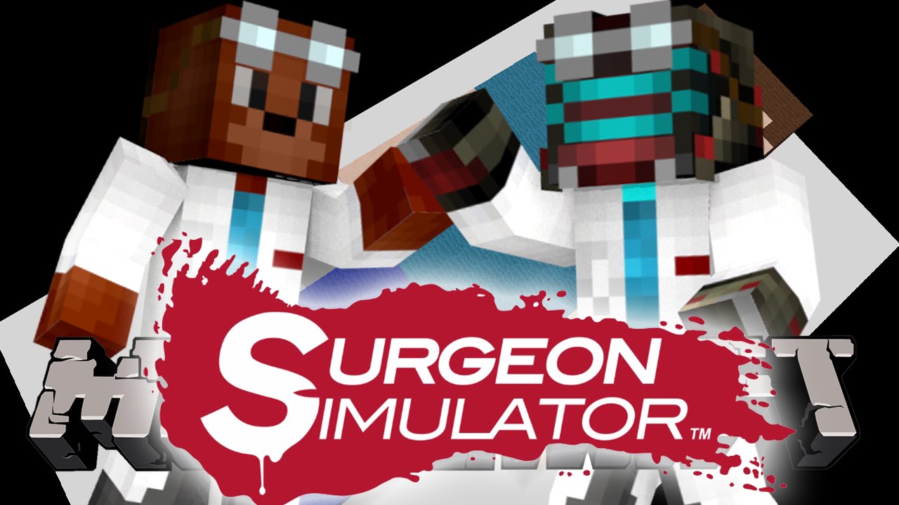 DOKTOŘI Z MINECRAFTU! - Minecraft Puzzle Map: Surgeon Simulator!