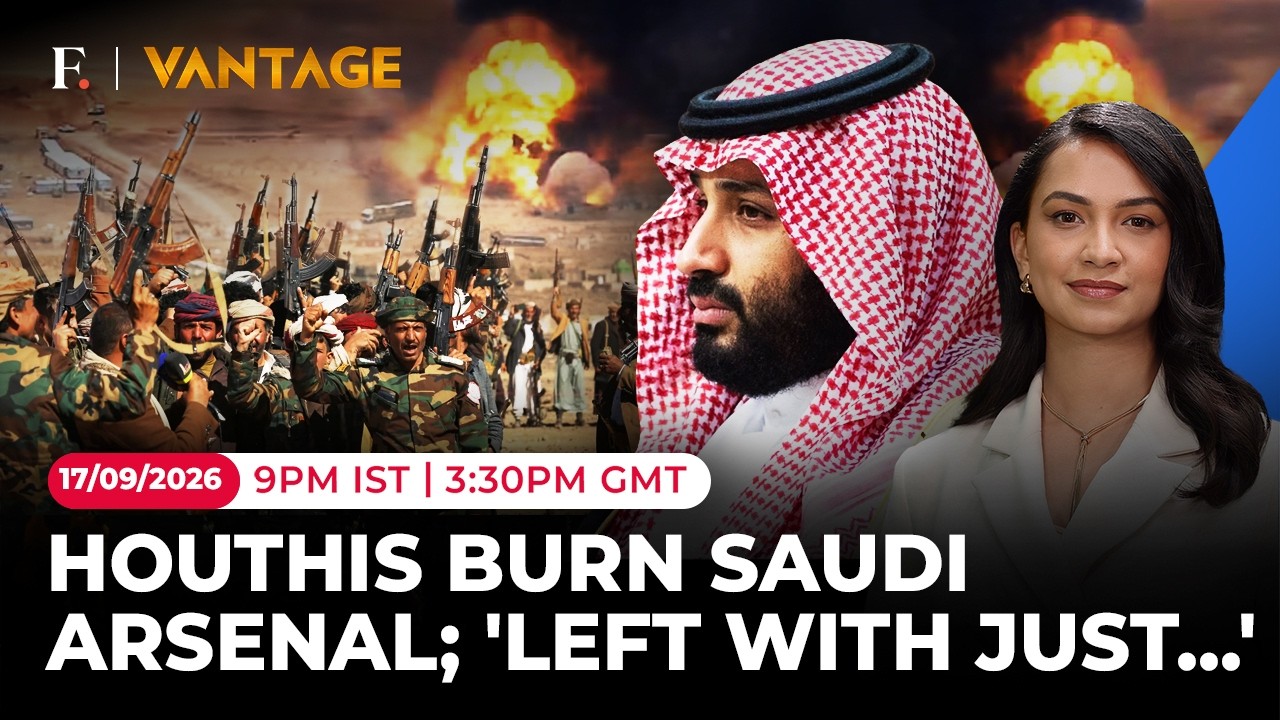 LIVE: Saudi Missile Stockpiles Torched By Cheap Houthi Rockets; MBS Runs To US, Turkey | Vantage