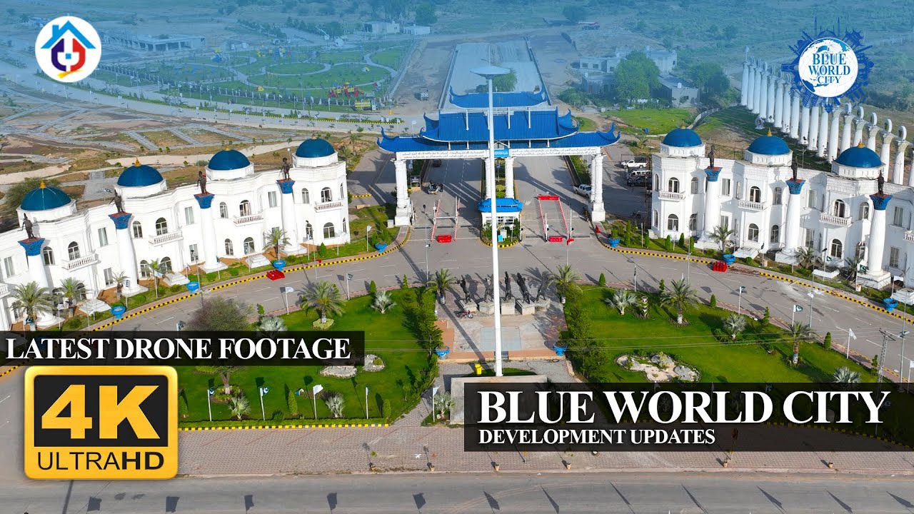 Blue World City Development Updates | Latest Drone Footage | 4K UltraHD | Advice Associates