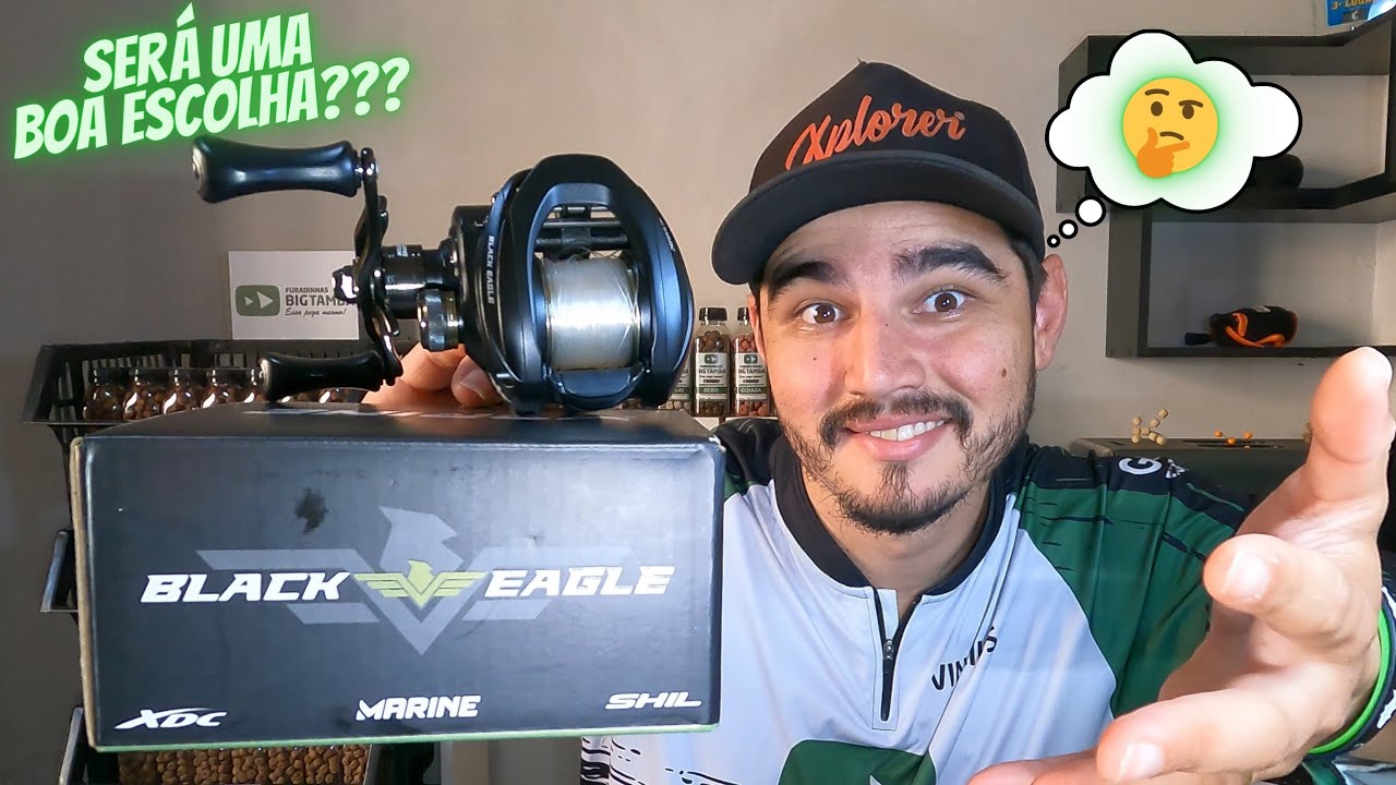 Review Carretilha Black Eagle - Marine Sports.  Será uma boa escolha ???