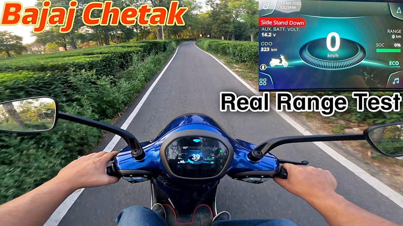 I rode the 2024 Bajaj Chetak until it completely Died | Full range test | Battery Dead midway 🤦