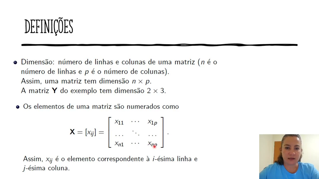 ÁLGEBRA LINEAR - Parte 1 - Matrizes
