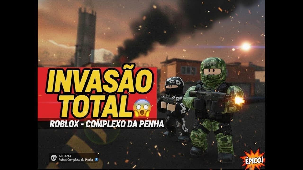 O TIROTEIO MAIS REALISTA DO ROBLOX: OPERAÇÃO PENHA RJ