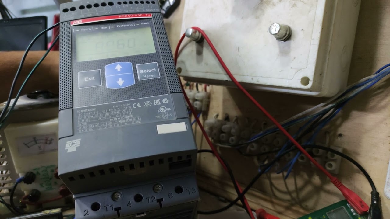 طريقه ربط سوفت ستارتر  ABB