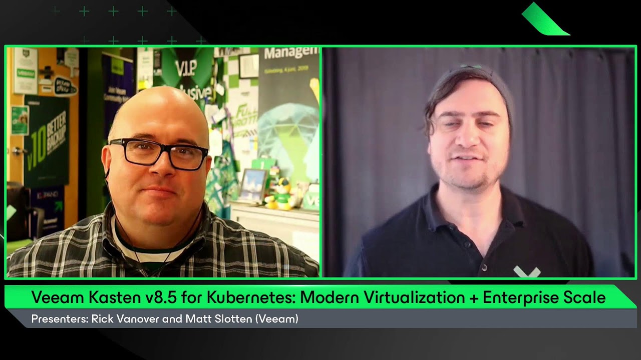 Veeam Kasten v8.5 for Kubernetes: Modern Virtualization + Enterprise Scale