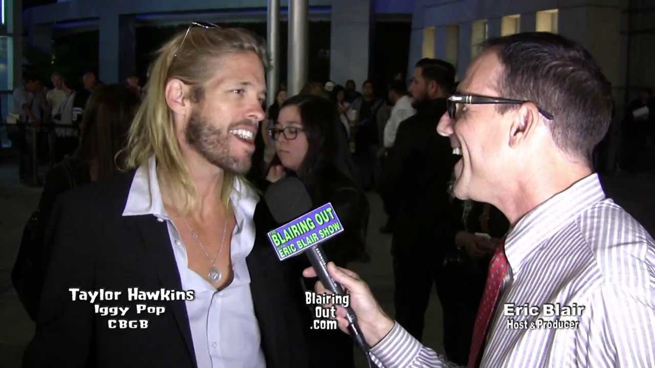 Foo Fighters Taylor Hawkins talks w Eric Blair about IGGY & New Foo Fighters @ CBGB Premiere