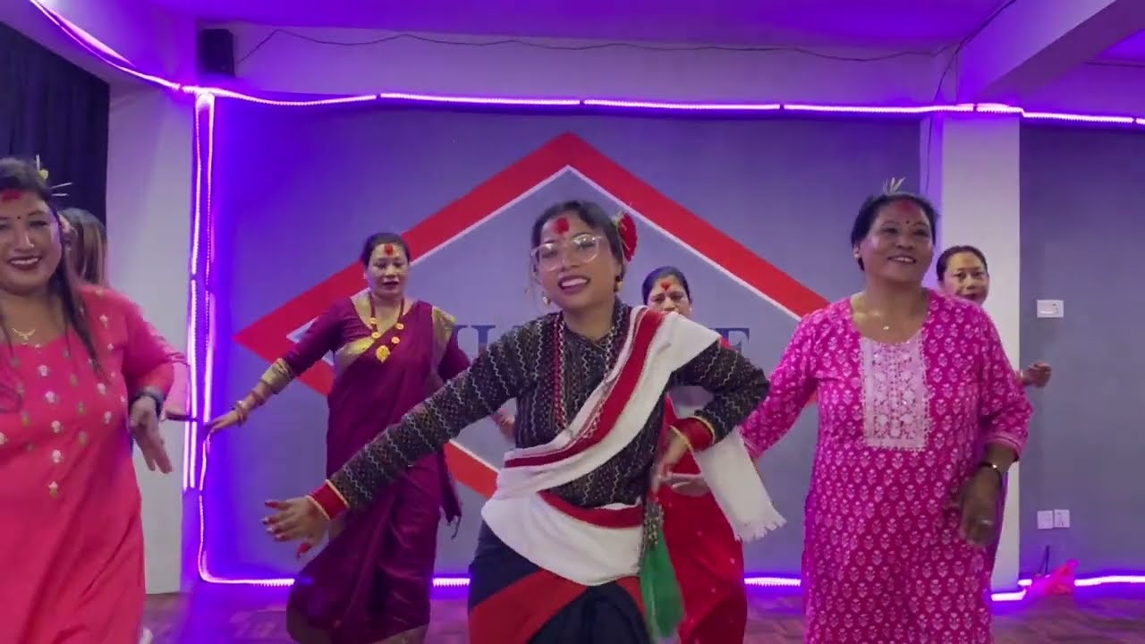 Choli Ramro Palpali Dhakako dance by zumba student || Dashain special 2080