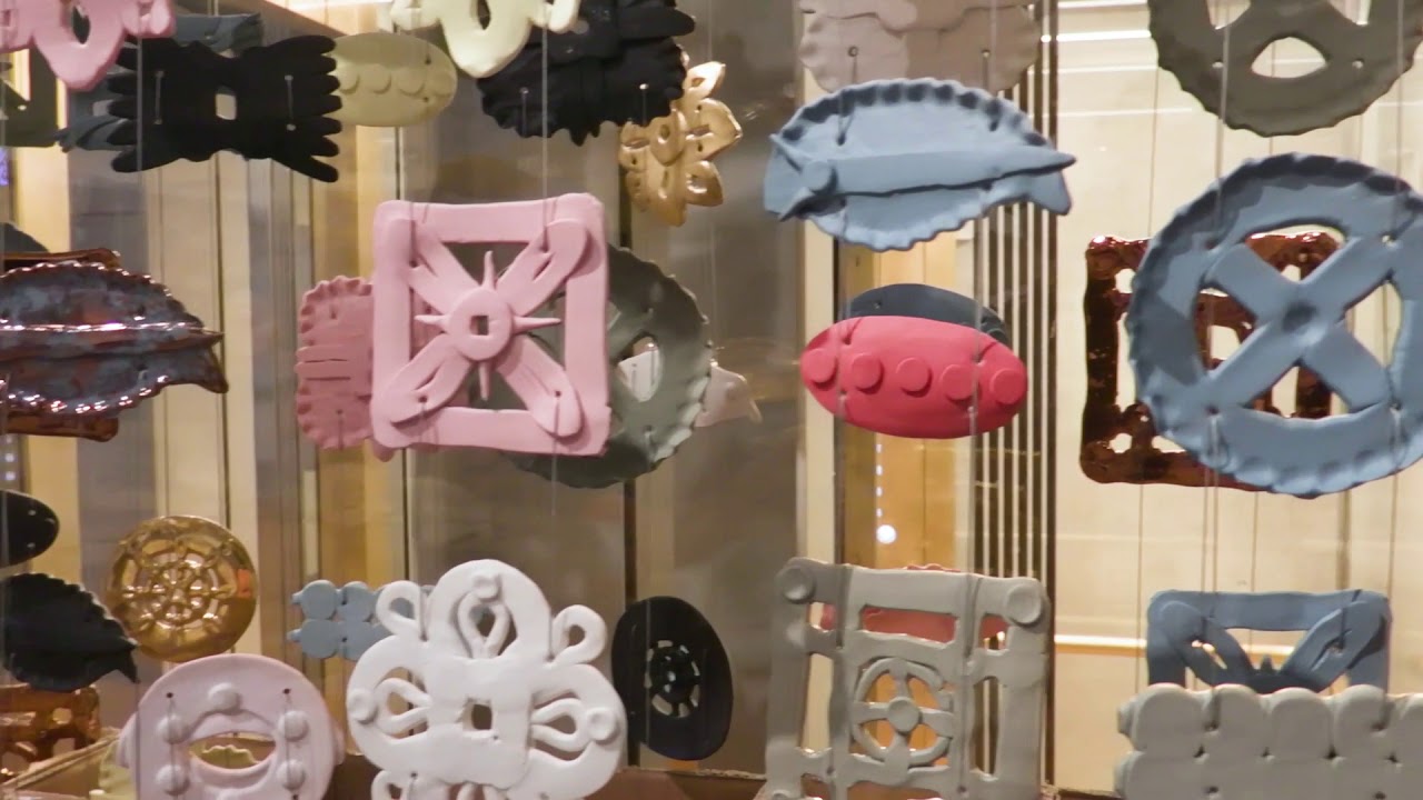 JAJAN &ndash; Gaya Ceramic art installation at Phoenix Central Park - Sydney - December 2020