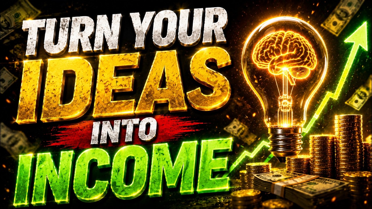HOW TO TURN IDEAS INTO MONEY IN 2026