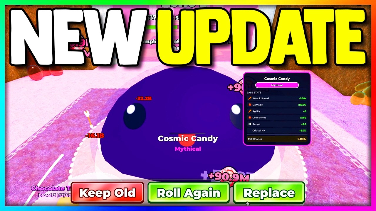 Новое обновление в Roblox Slime Evolution...