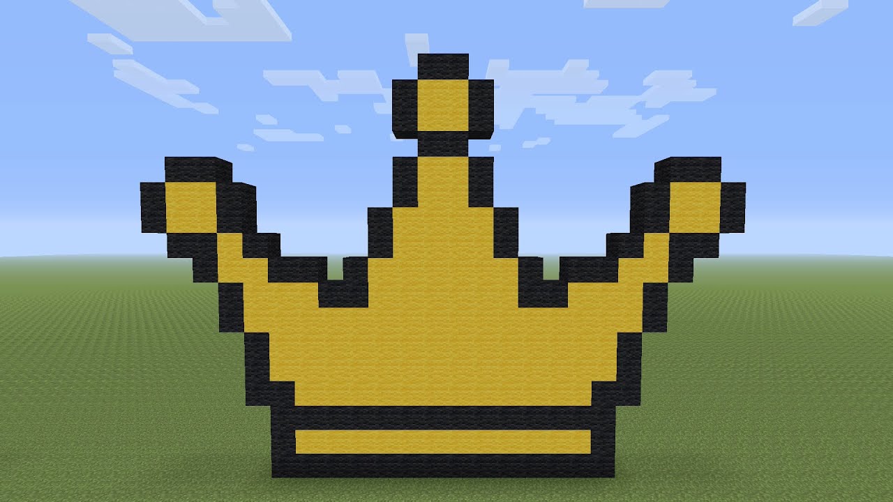 Minecraft Pixel Art - Crown