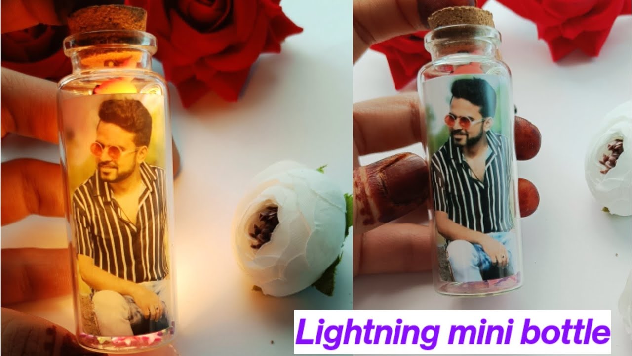 Mini lightning bottle| mini message bottle| mini photo bottle