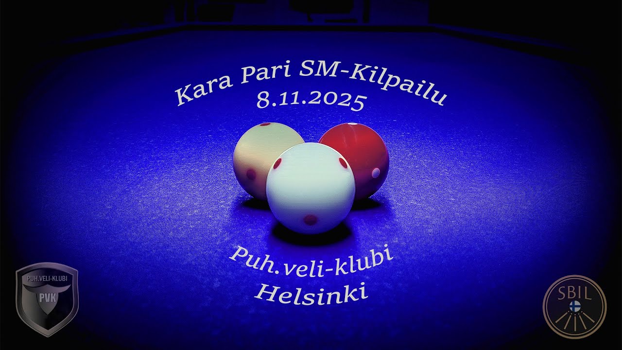 Kara Pari SM-Kilpailu 2025 - Pöytä 1 - Päiväottelut