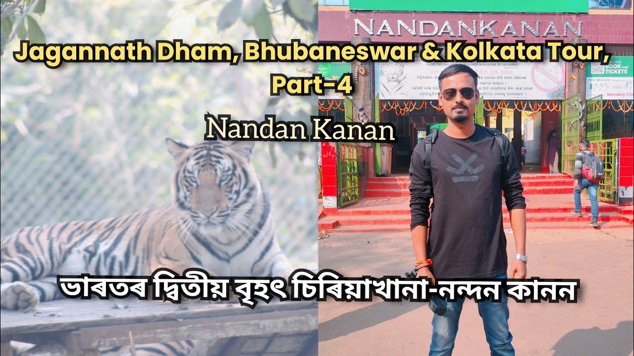 Nandan Kanan, Odisa, India's second Largest Zoo  নন্দন কাণন আৰু ভুৱনেশ্বৰ চহৰ ভ্ৰমণ 23-01-2025