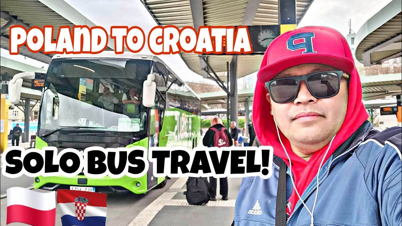 SOLO BUS TRAVEL FROM POLAND TO CROATIA|| STUCK IN GERMANY