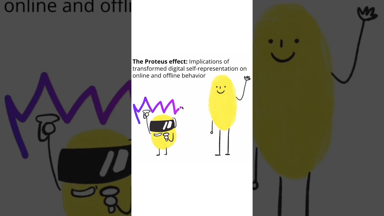Game UX-Proteus Effect, avatars #shorts