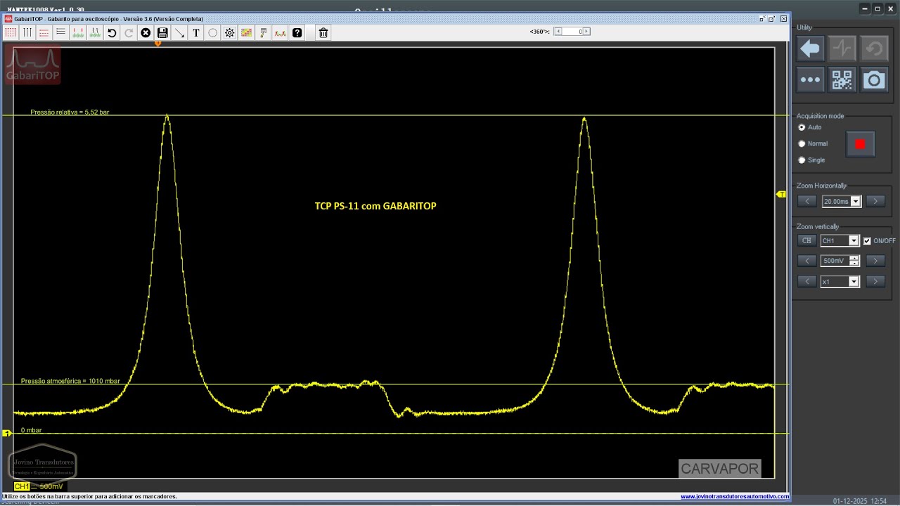 TCP PS-11 Hantek 1008c e Gabaritop