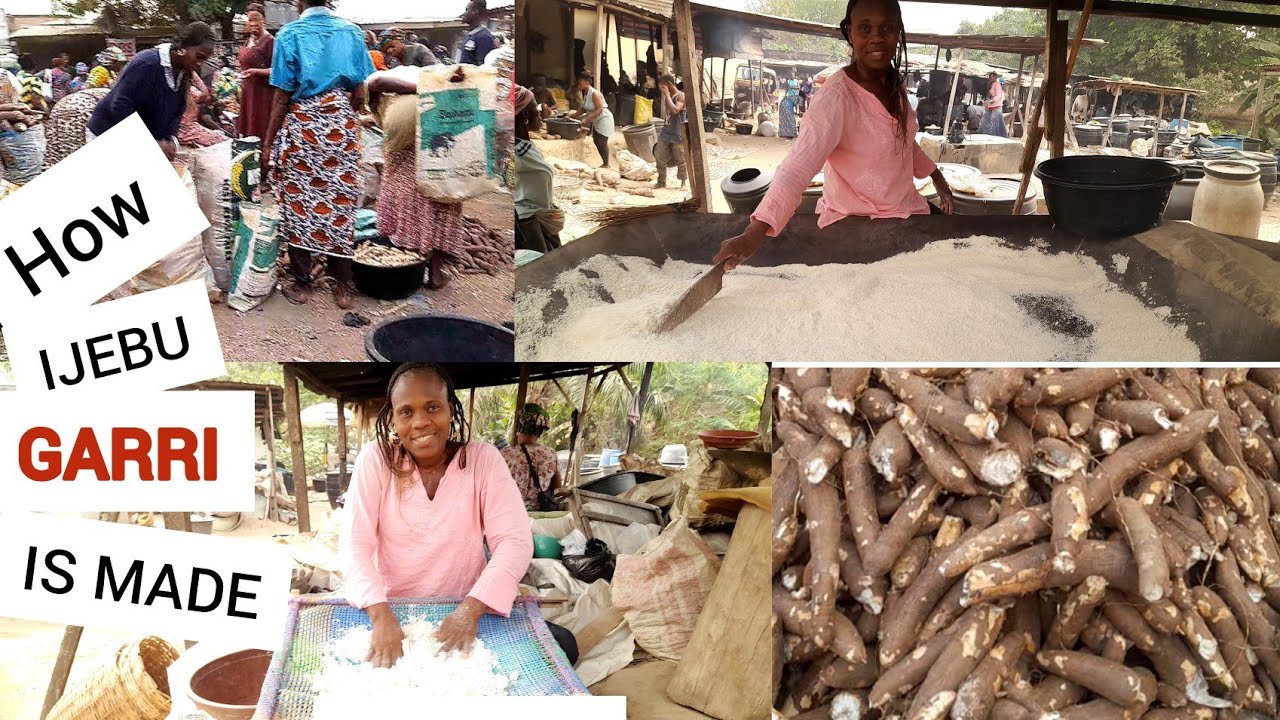 How To Process Cassava Tubers Into GARRI For Sale