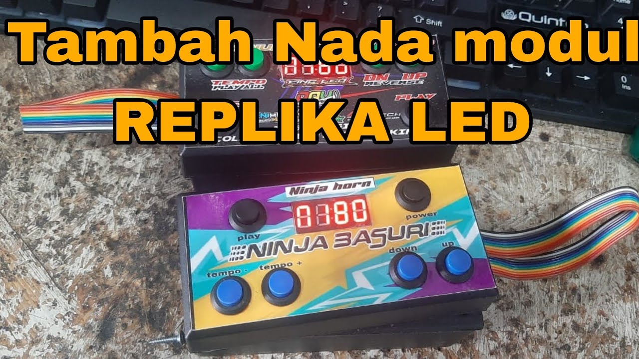 Cara tambah nada di modul replika ninja