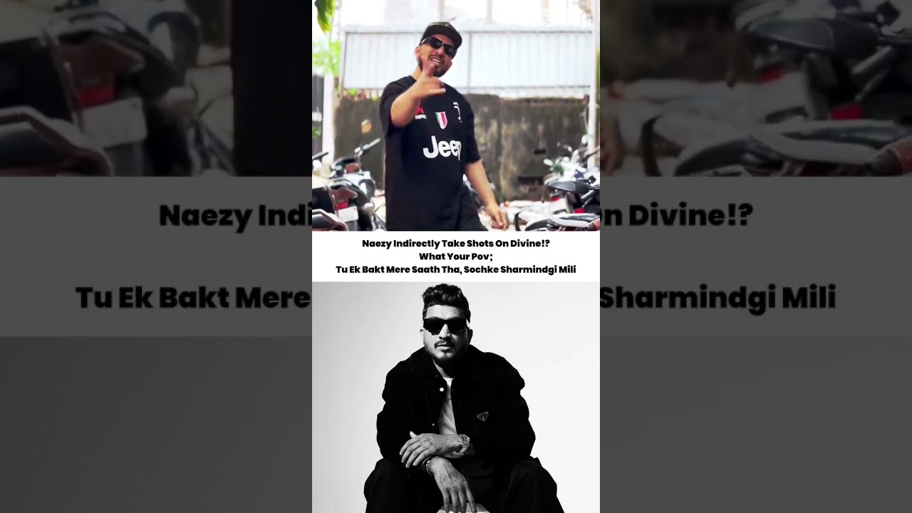 Naezy Indirectly Take Shots On Divine! 🤯 #naezy #divine #dhh