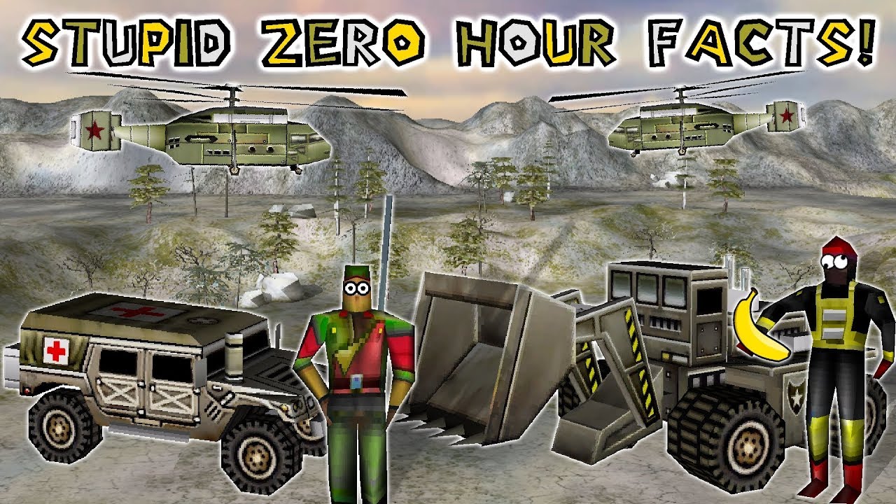 C&C Stupid Zero Hour Facts! [🍌13]: Yellow Buildings, Stealth Detection and Flying Ambulances