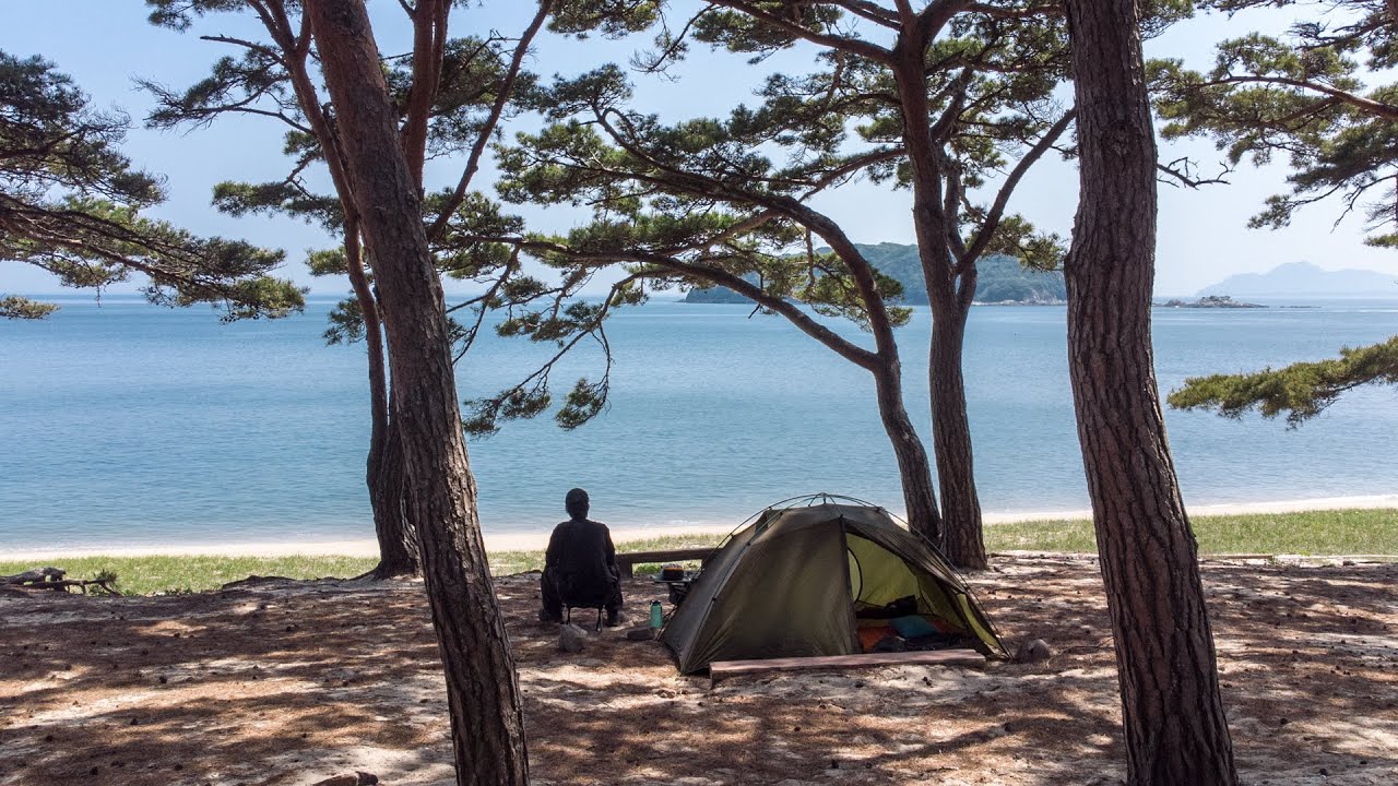 Отправляйтесь в поход, ничего не делая, и делайте то, что вам нравится - остров Токчжокдо, пляж