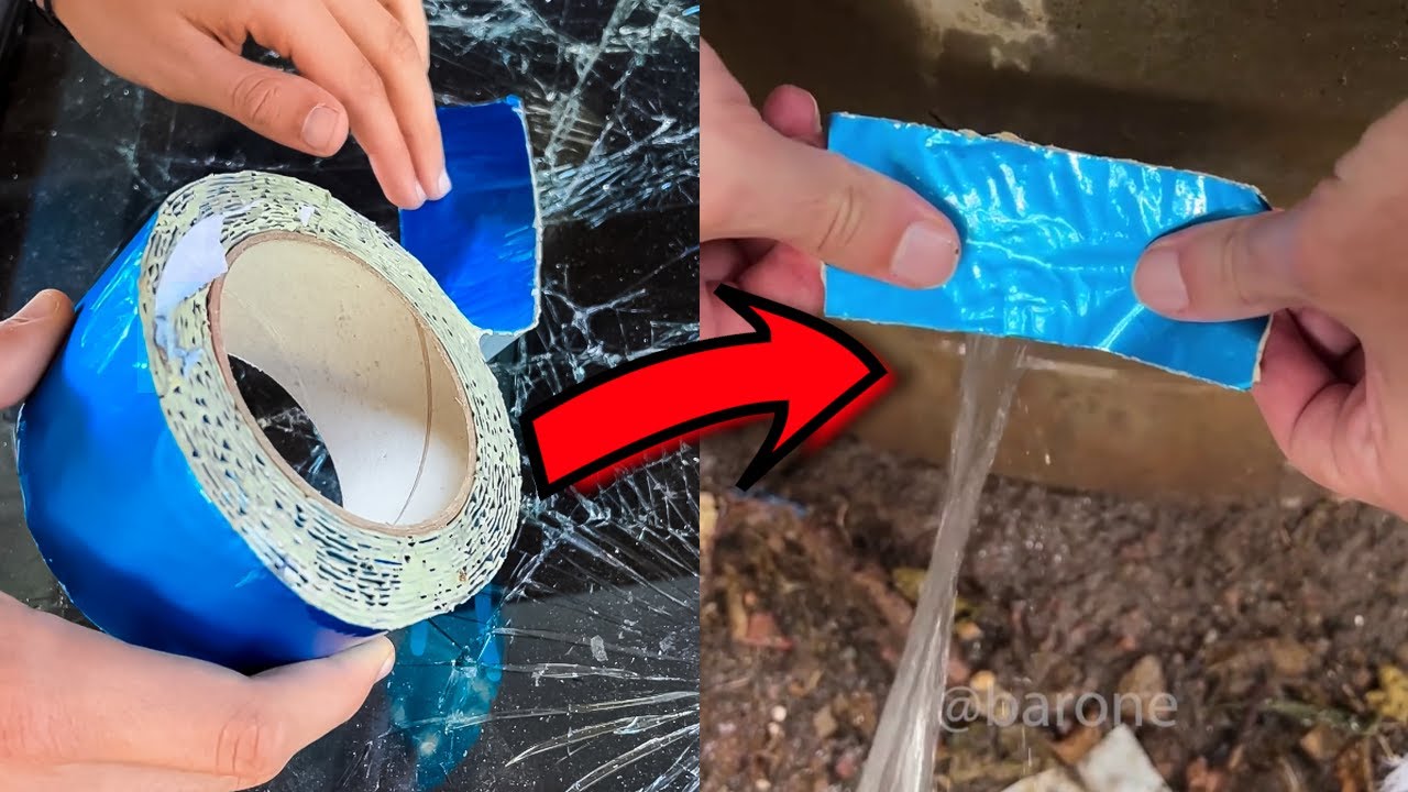 Essa FITA de chiclete impermeabilizante é bizarra!