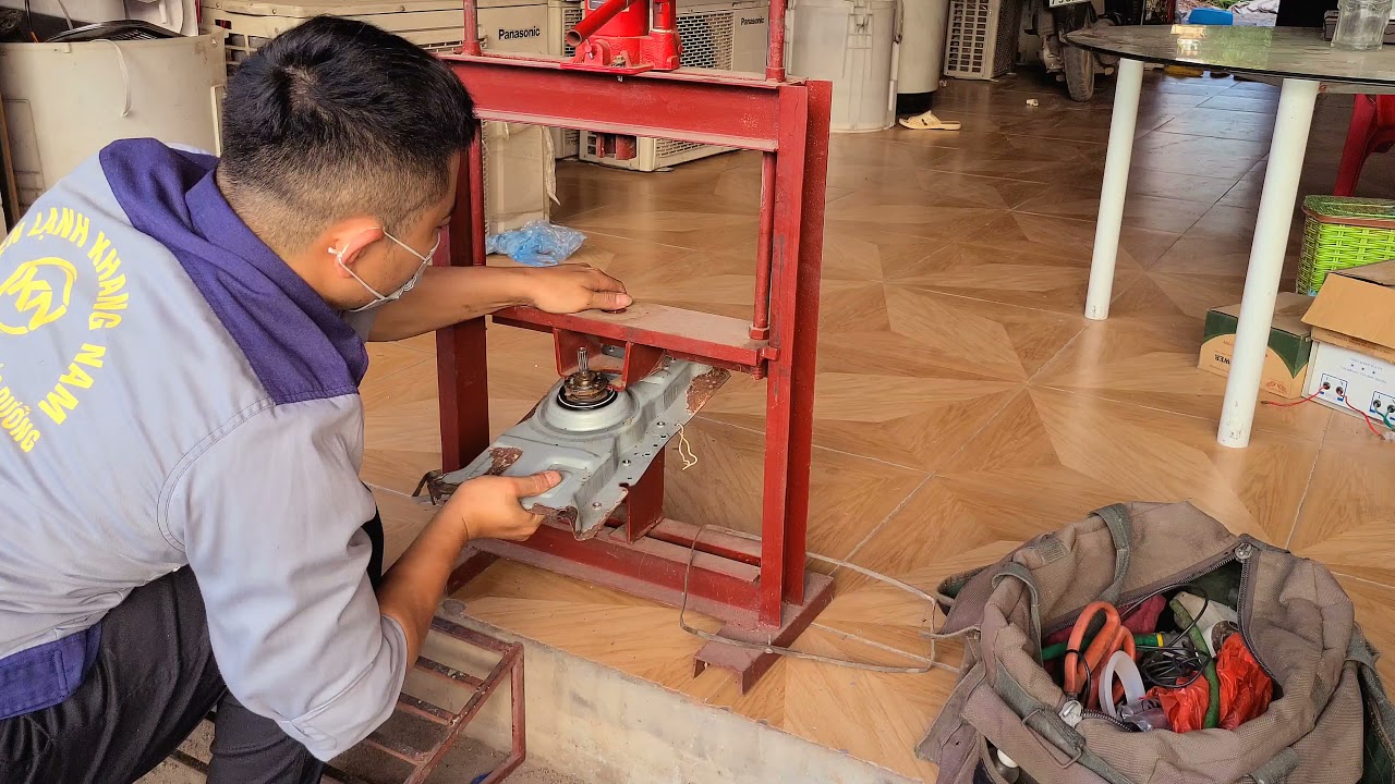 HƯỚNG DẪN tháo lắp .thay bi và vệ sinh máy giặt SANYO từ A_Z 👌