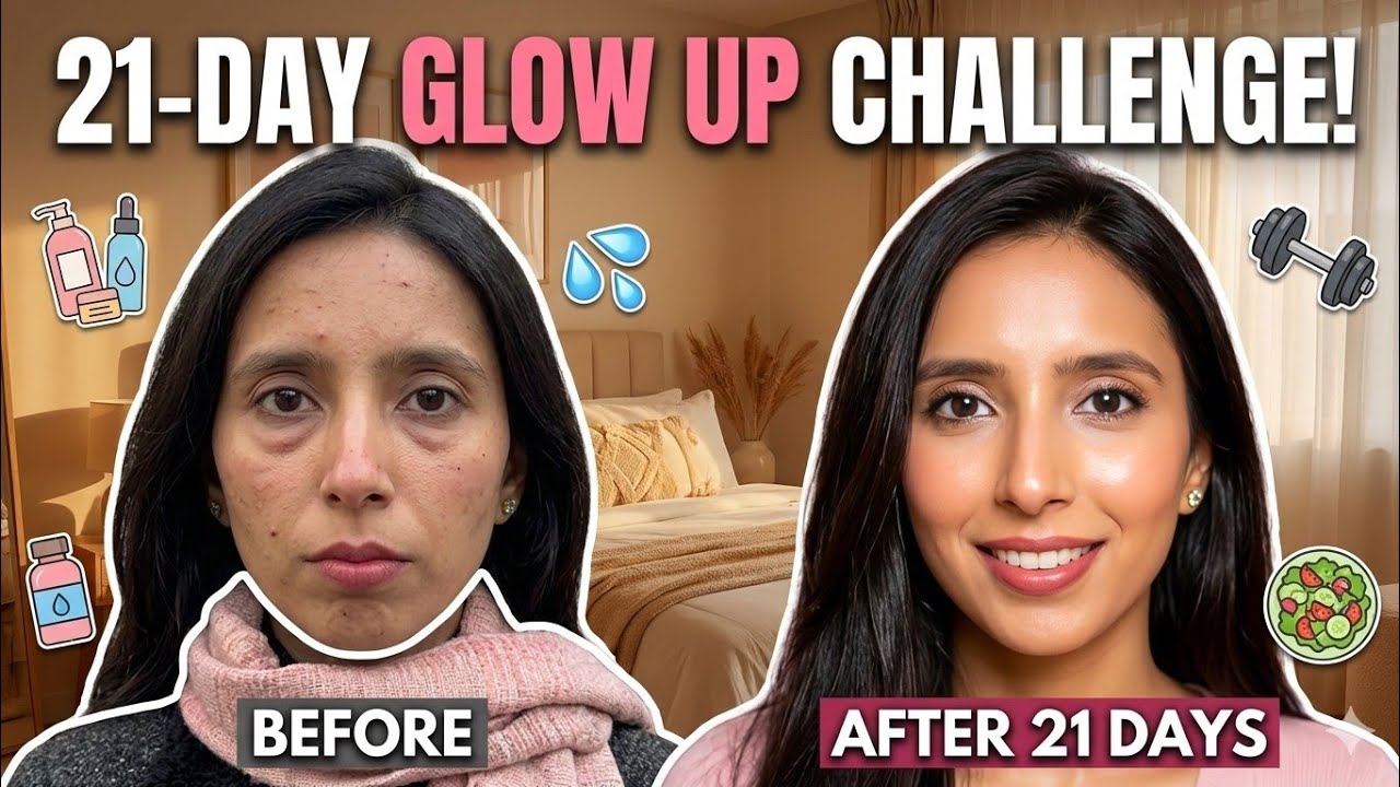 21 Days Budget Glow Up Plan for Busy Indian Girls | Realistic & Affordable