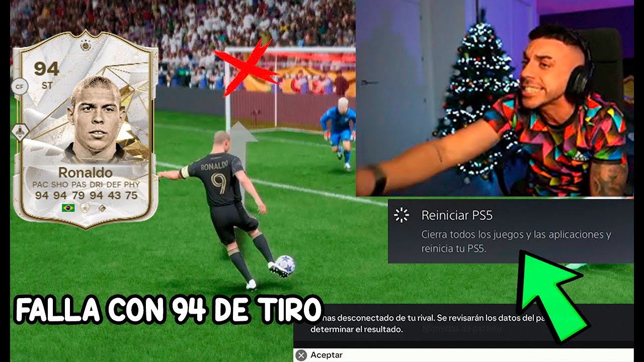 BOT NAZARIO 94 FALLA TIRO FACIL Y SE CONGELA LA PS5