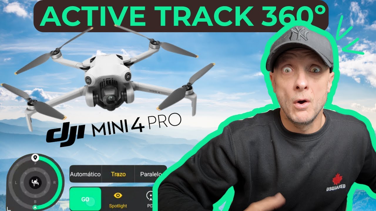 ¿Qué DESCUBRÍ con el DJI Mini 4 Pro? 🚁 El Seguimiento con ACTIVE TRACK que CAMBIA TODO 🤯