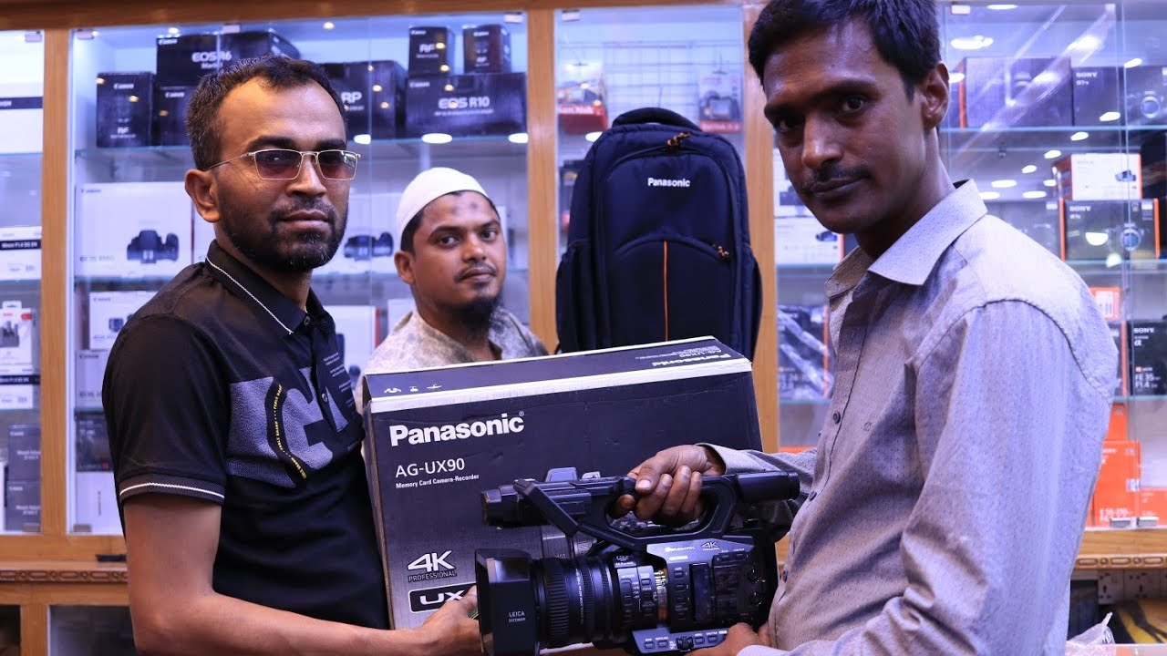 Panasonic AG-UX 90 video camera 4K unboxing BD price 2023 দাম কমলো ভিডিও ক্যামেরার #sony#panasonic