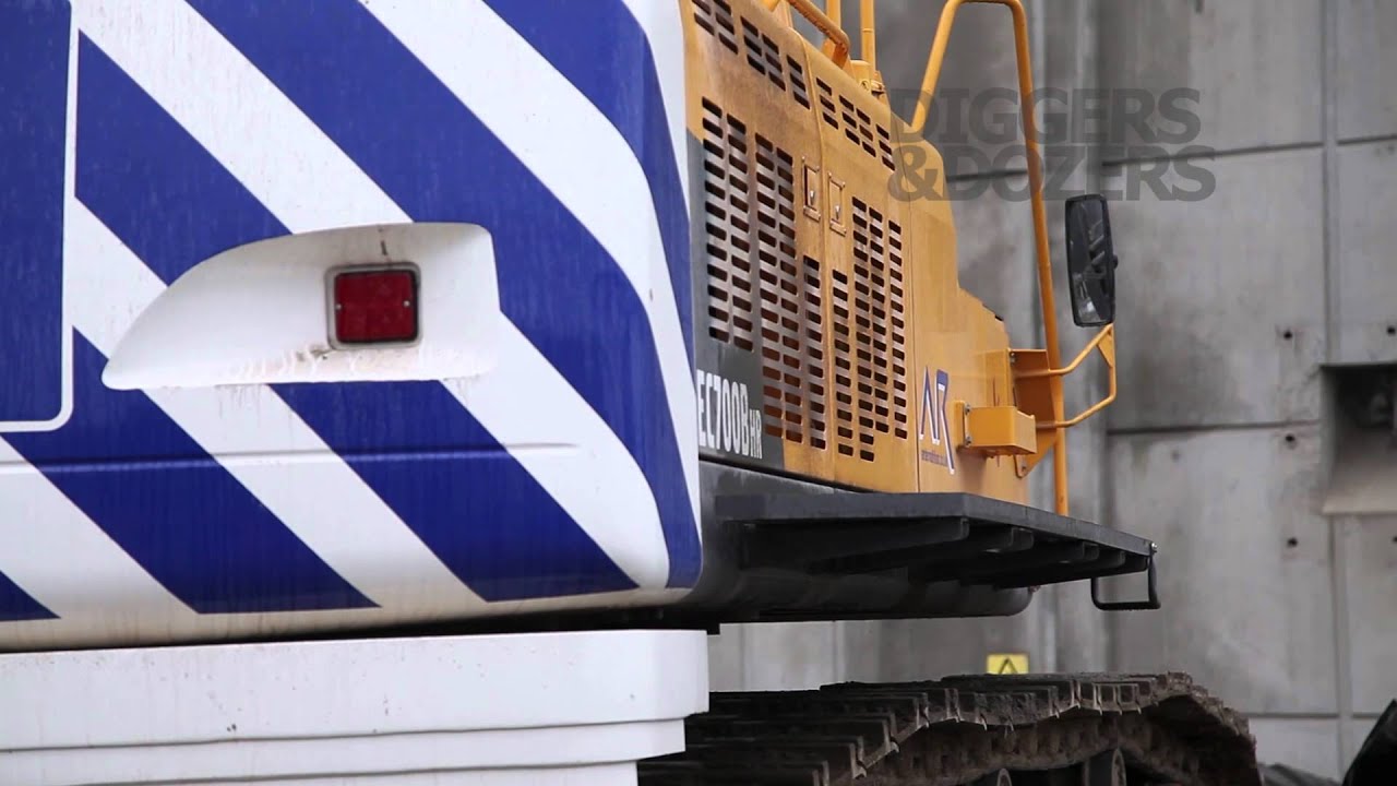 Volvo EC700B High Reach Behind The Levers