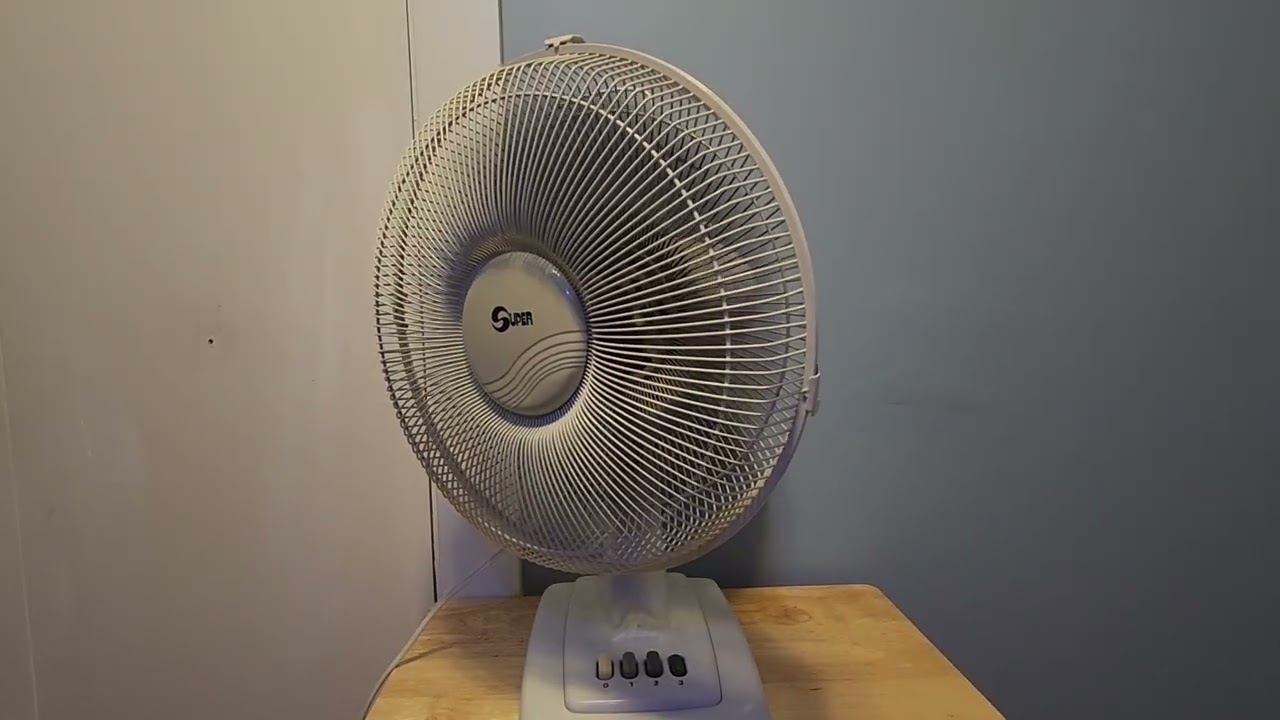 In demonstrating 3 of my super desk fans