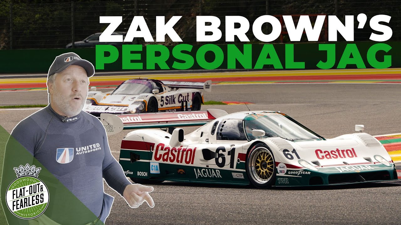 Zak Brown races a Jaguar XJR-10 | 4k